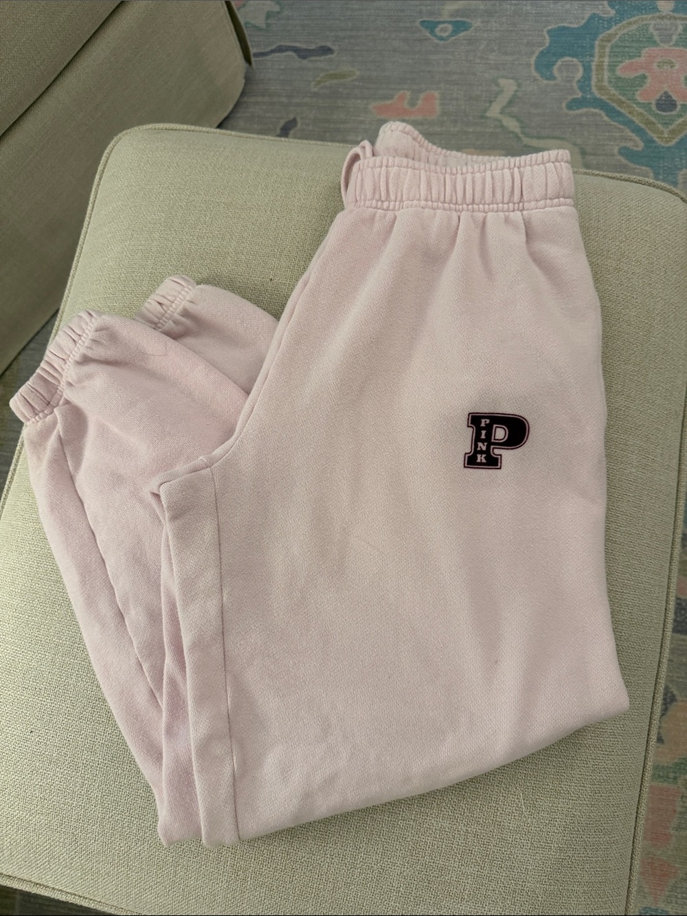 PINK Victoria's Secret Pale Pink Fleece Sweatpants